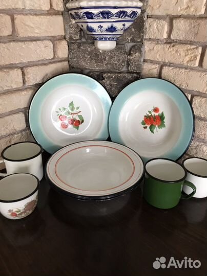 Эмалированная посуда СССР новая