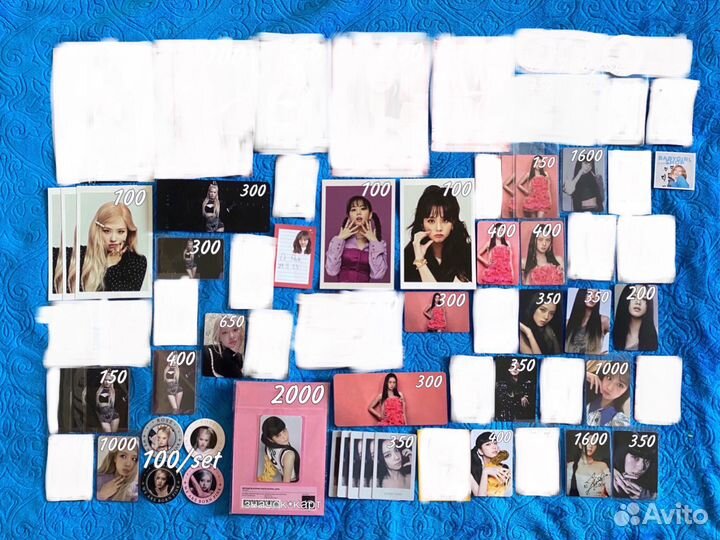Карты, открытки, наклейки blackpink kpop