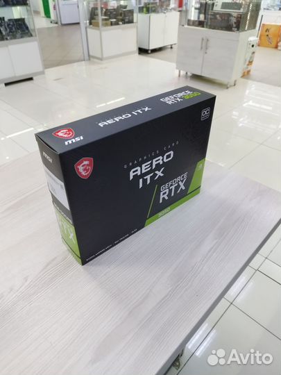Видеокарта MSI GeForce RTX 3050 aero ITX 8G OC