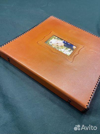 Кожаный альбом для фото