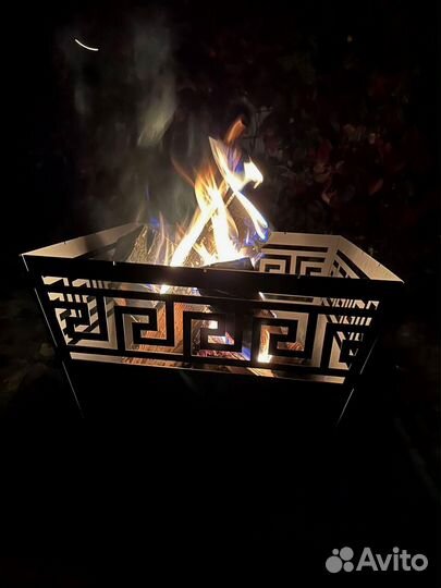 Костровая чаша с крышкой