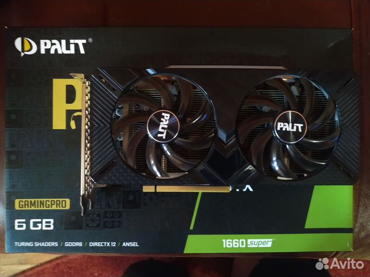 Видеокарта GeForce GTX 1660 super Gaming Pro 6GB