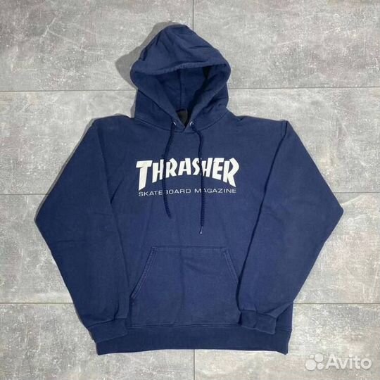 Худи Thrasher синий