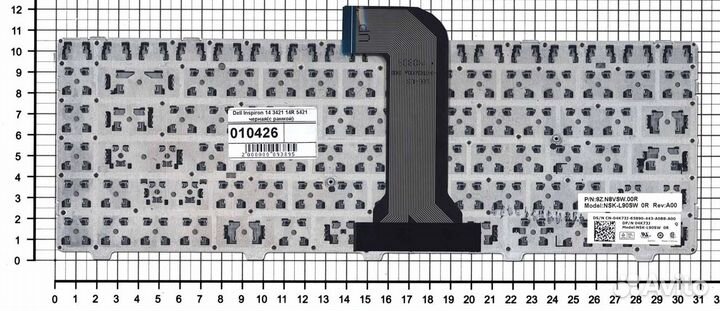 Клавиатура к Dell Inspiron 14, 14R, 3421, 5421 Ser