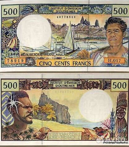 Французская Полинезия 500 франков