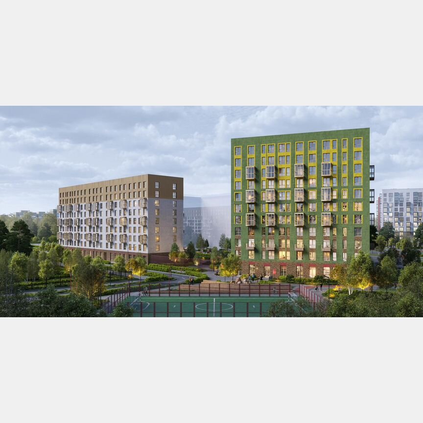 2-к. квартира, 71,2 м², 9/9 эт.
