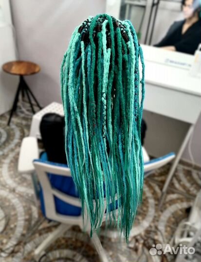 Де дреды/косы и натуральные дреды