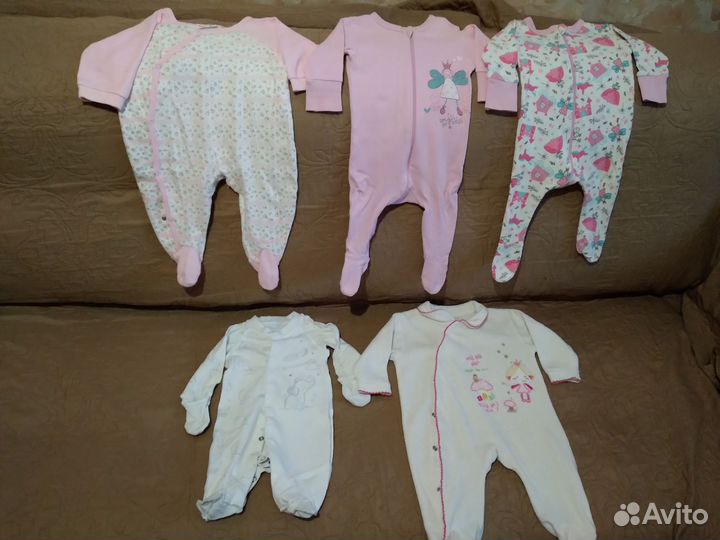 Вещи для девочки от 0 до 3 месяцев