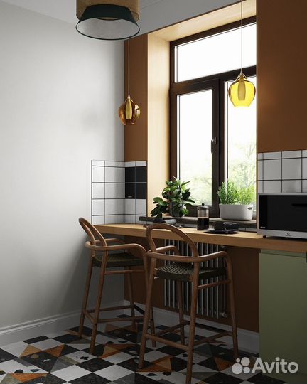 Кухонный гарнитур на заказ. Cкидкa нoвoceлaм 7