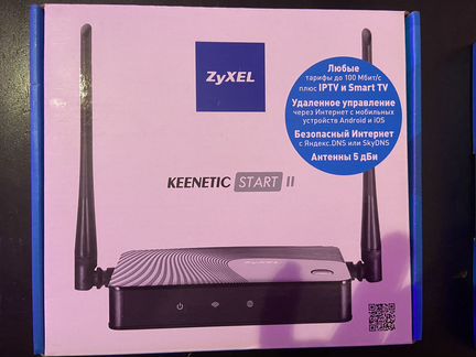 Wi-Fi роутер Zyxel Keenetic Start II новый