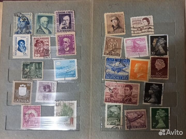 Старые почтовые марки