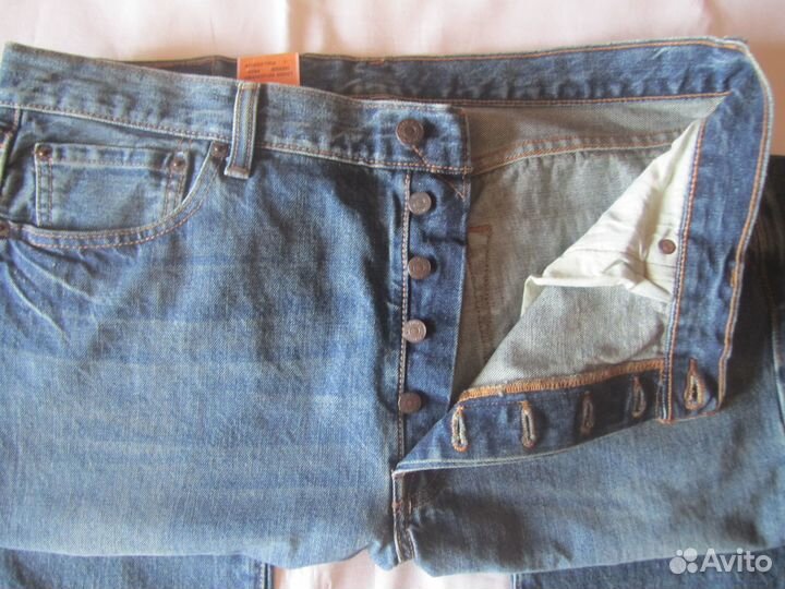 Джинсы Levis 501 W36 L32 из США пошив 2014 года