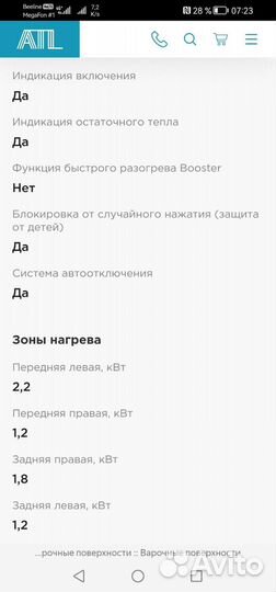 Электрическая варочная панель новая