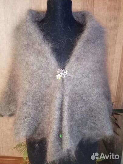 Шаль пуховая ручная работа