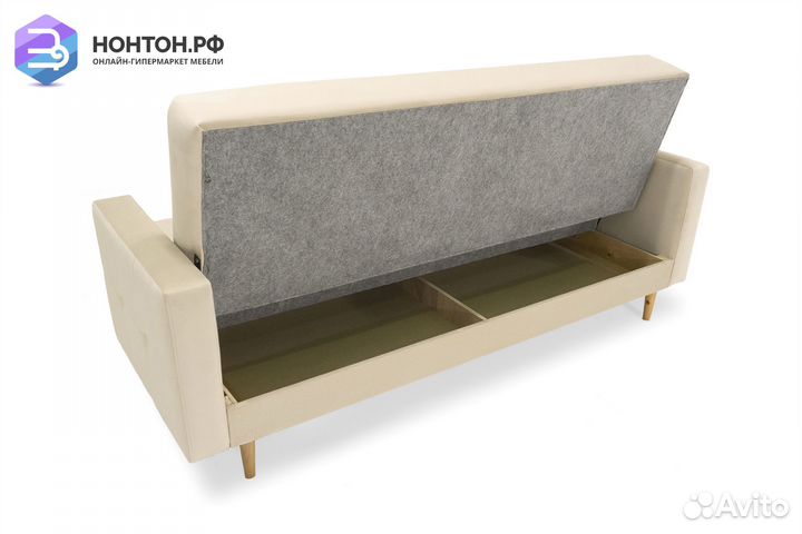 Диван книжка Фиеста Лайт бежевый