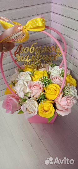 Мыльные розы букеты