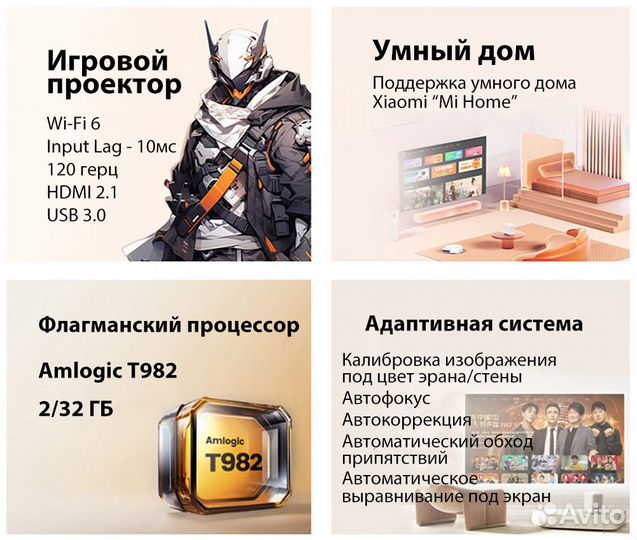 Проектор ForMovie Xming Q3 PRO