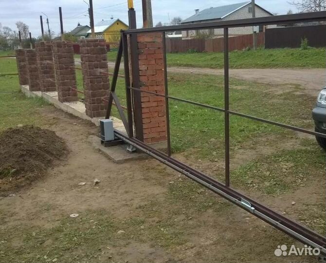 Каркас откатных ворот