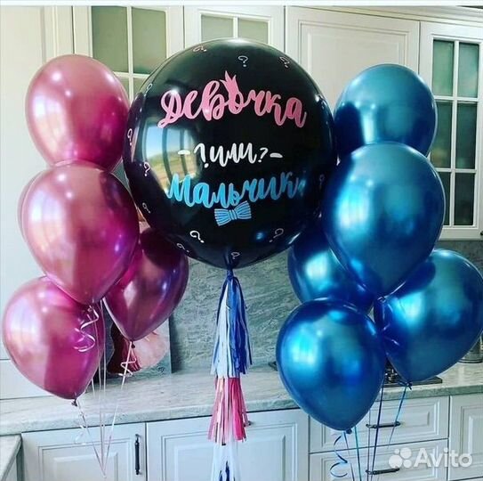 Воздушные шары на гендер пати