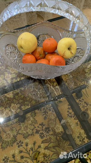 Конфетница хрусталь СССР