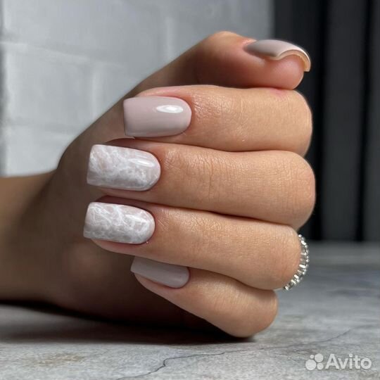 Маникюр, покрытие гель-лак. Наращивание. Scandis