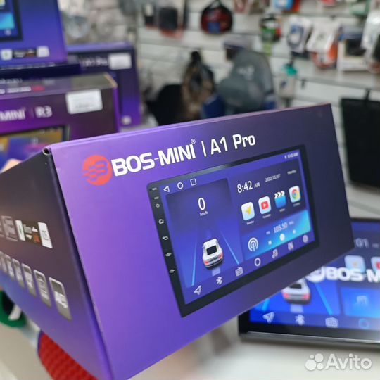 Автомагнитола Android Bos-Mini A1 Pro 4/64 9-дюймо