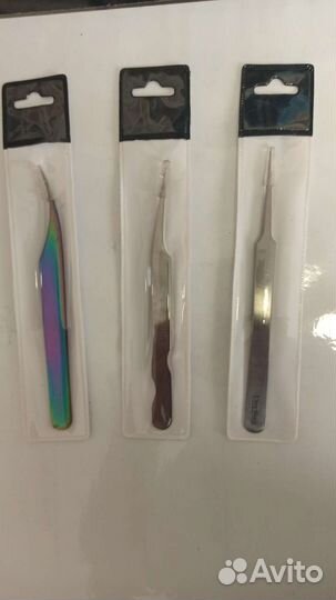 Пинцет для наращивания ресниц