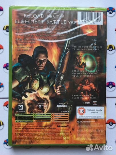 Doom 3: Resurrection of Evil Xbox Original Новый