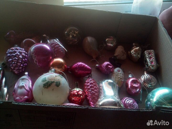 Елочные игрушки СССР советские