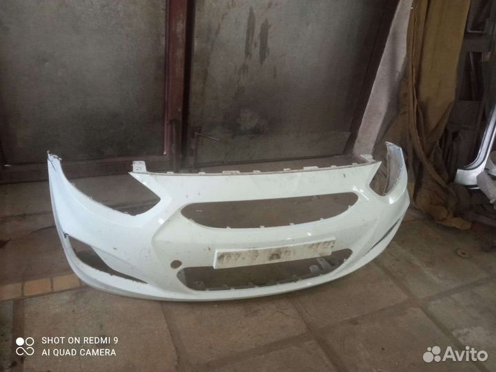 Бампер hyundai solaris