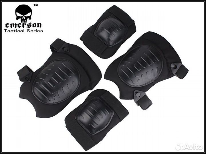 Наколенники и налокотники EmersonGear Черные