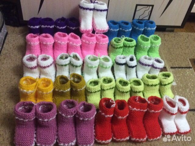 Пинетки вязаные