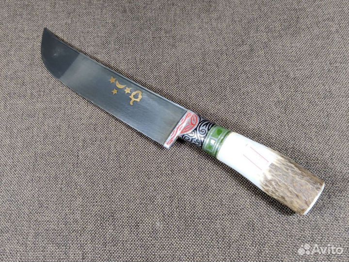 Узбекский нож пчак большой разделочный для мяса