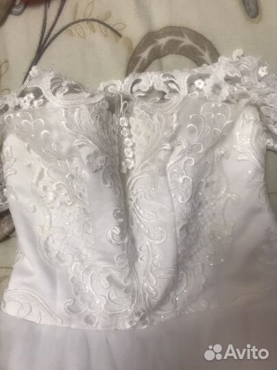 Свадебное платье пышное