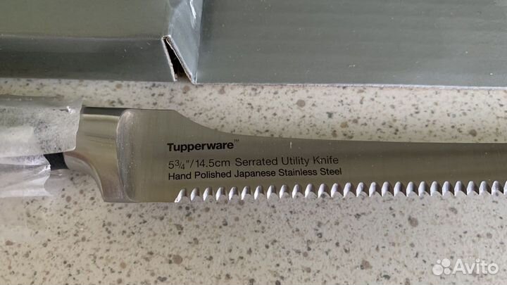 Tupperware нож Serrated Utility Новый