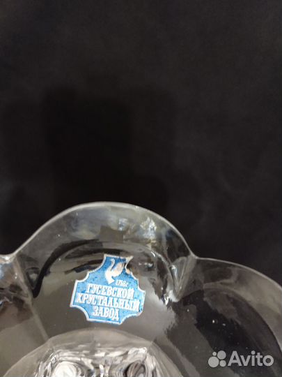 Подсвечники хрустальные СССР