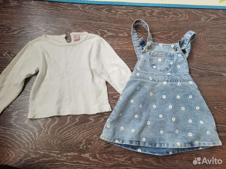Вещи пакетом на девочку 92 98