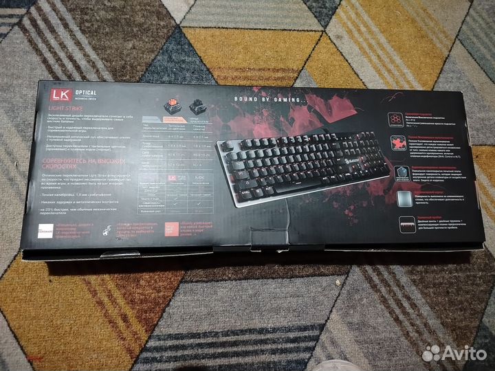 Механическая клавиатура Bloody b760 orange