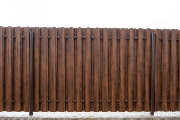 Штакетник металлический