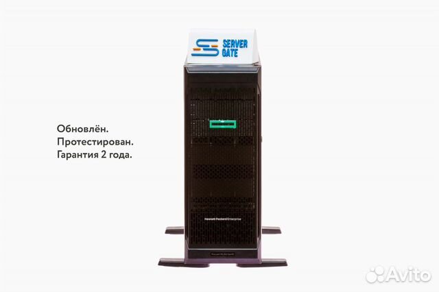 Сервер HP ML350 Gen10 8SFF 2xGold 6148 64GB объявление продам
