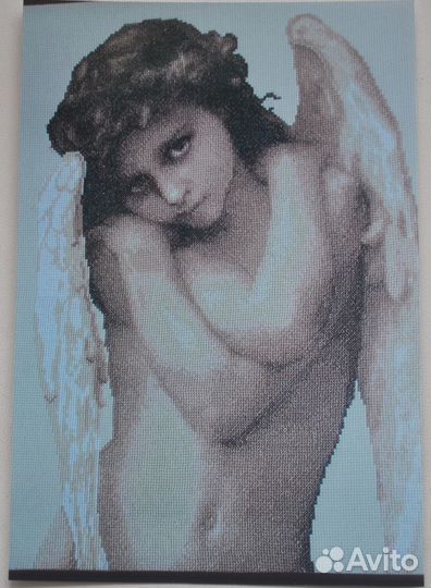 Картина вышитая крестиком ручная работа