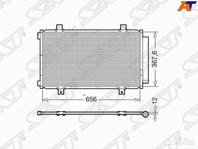 Радиатор кондиционера Suzuki Vitara