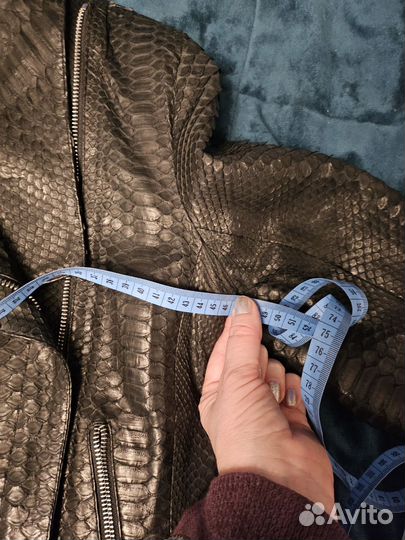 Куртка женская натуральная кожа питона 46р