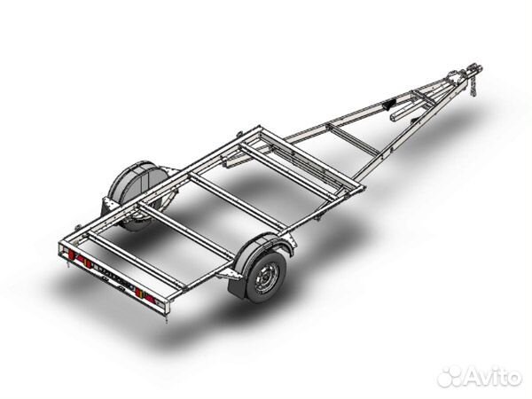 Прицеп легковой дон H5521 модульный оцинкованный