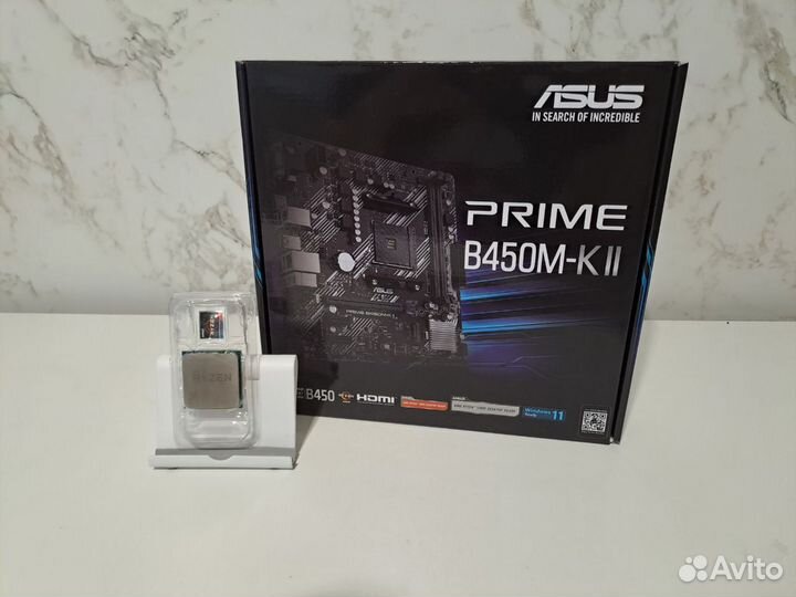 Новый Asus B450 / Ryzen 5 2600 / 3600