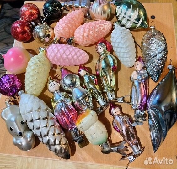 Новогодние ёлочные игрушки СССР