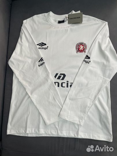 Стильный лонгслив Balenciaga оверсайз унисекс