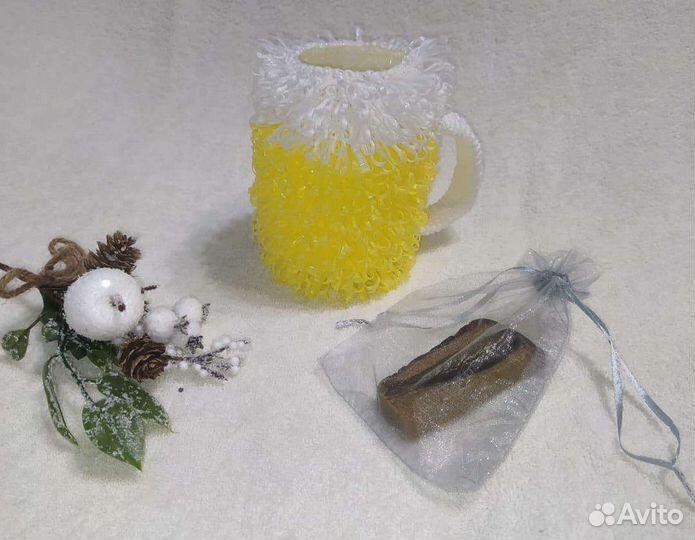 Мочалка ручной работы