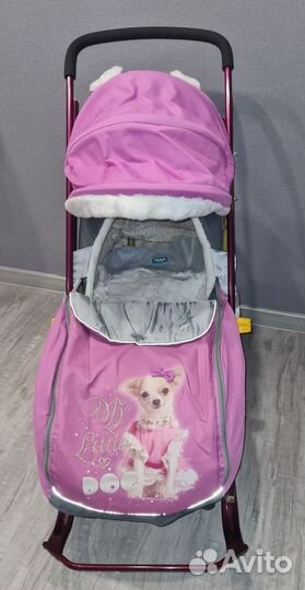 Санки коляска ника 7-2