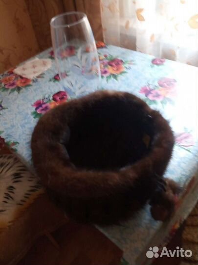 Шапка норковая женская